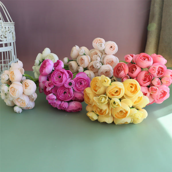 Silk Flower Bouquet Online Shopping For Cheap Wedding Flowers VANRINA