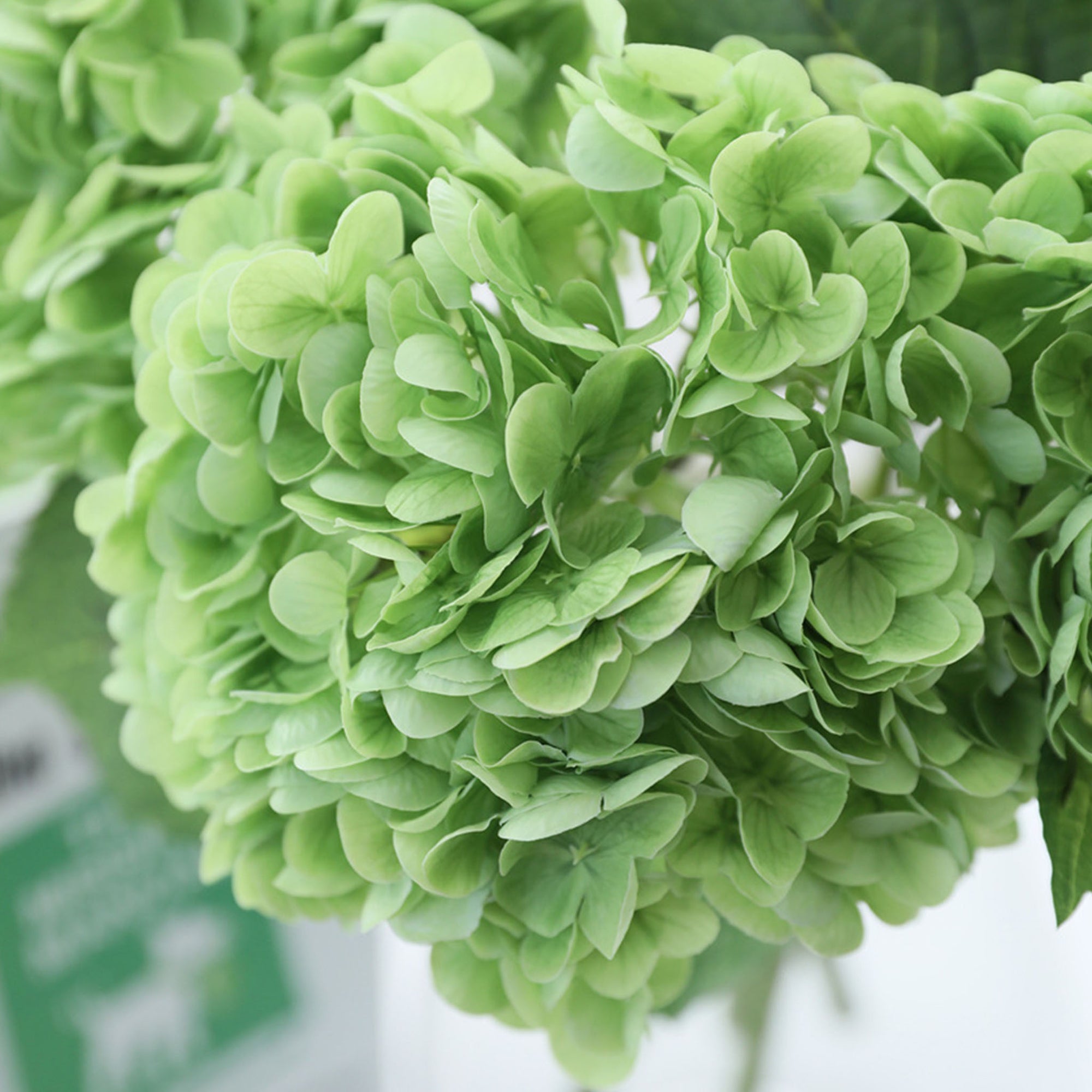 Green Hydrangea Fake Wedding Flowers