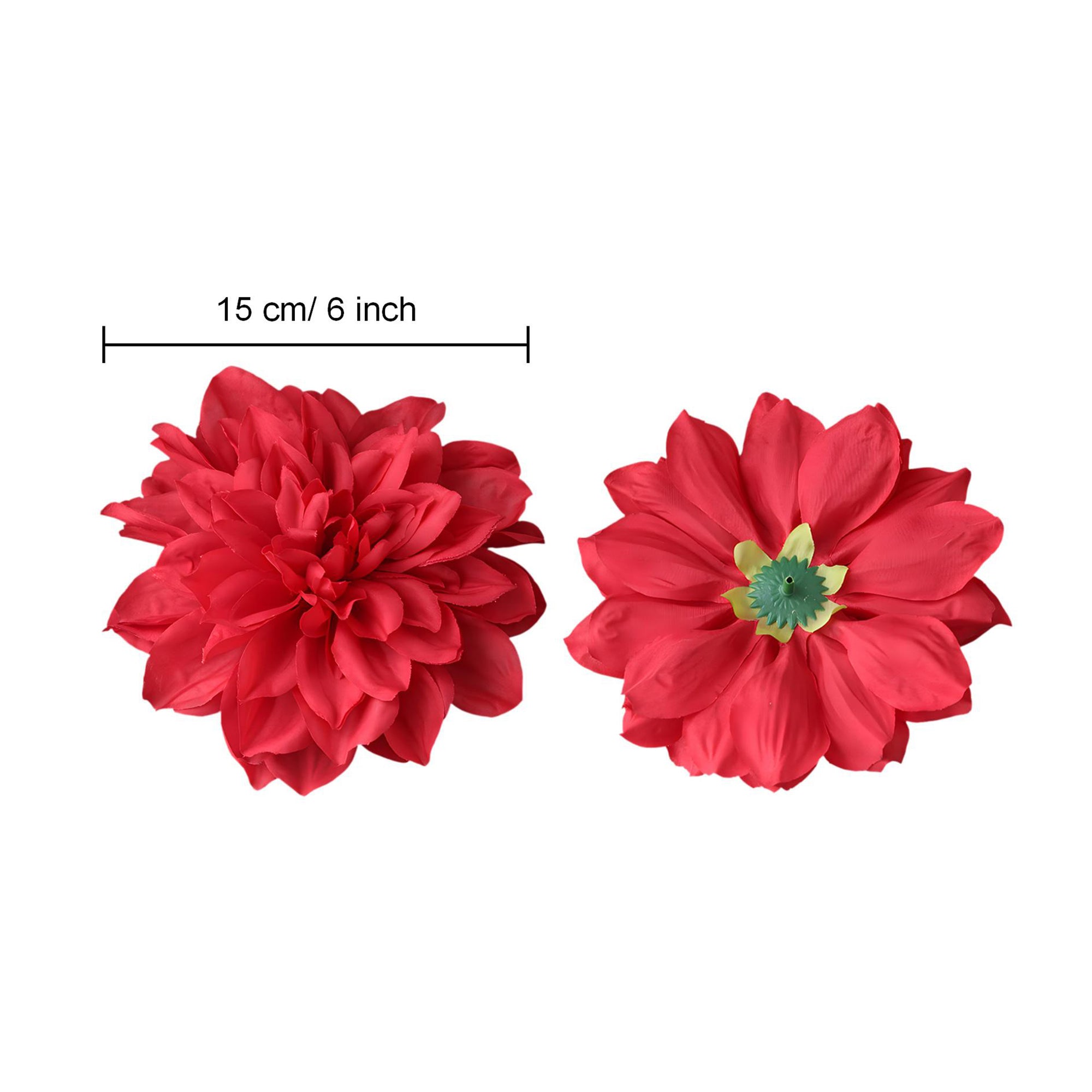 Artificial Dahlia Silk Flower Heads Wholesale Flowers 6"