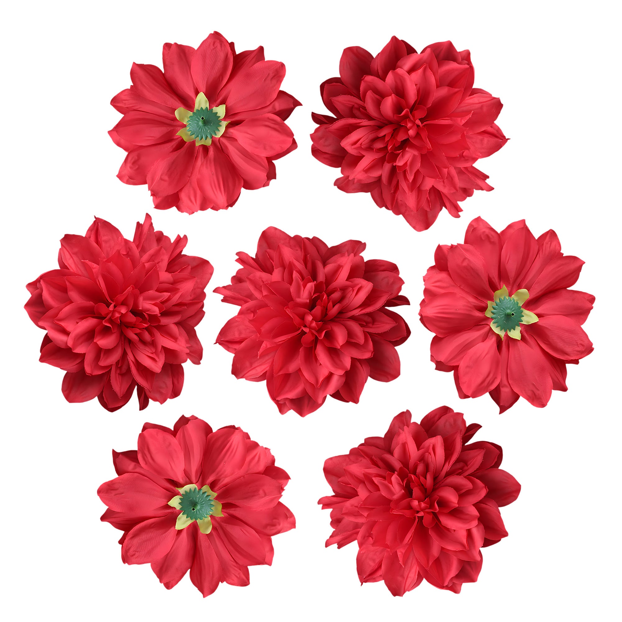 Artificial Dahlia Silk Flower Heads Wholesale Flowers 6"