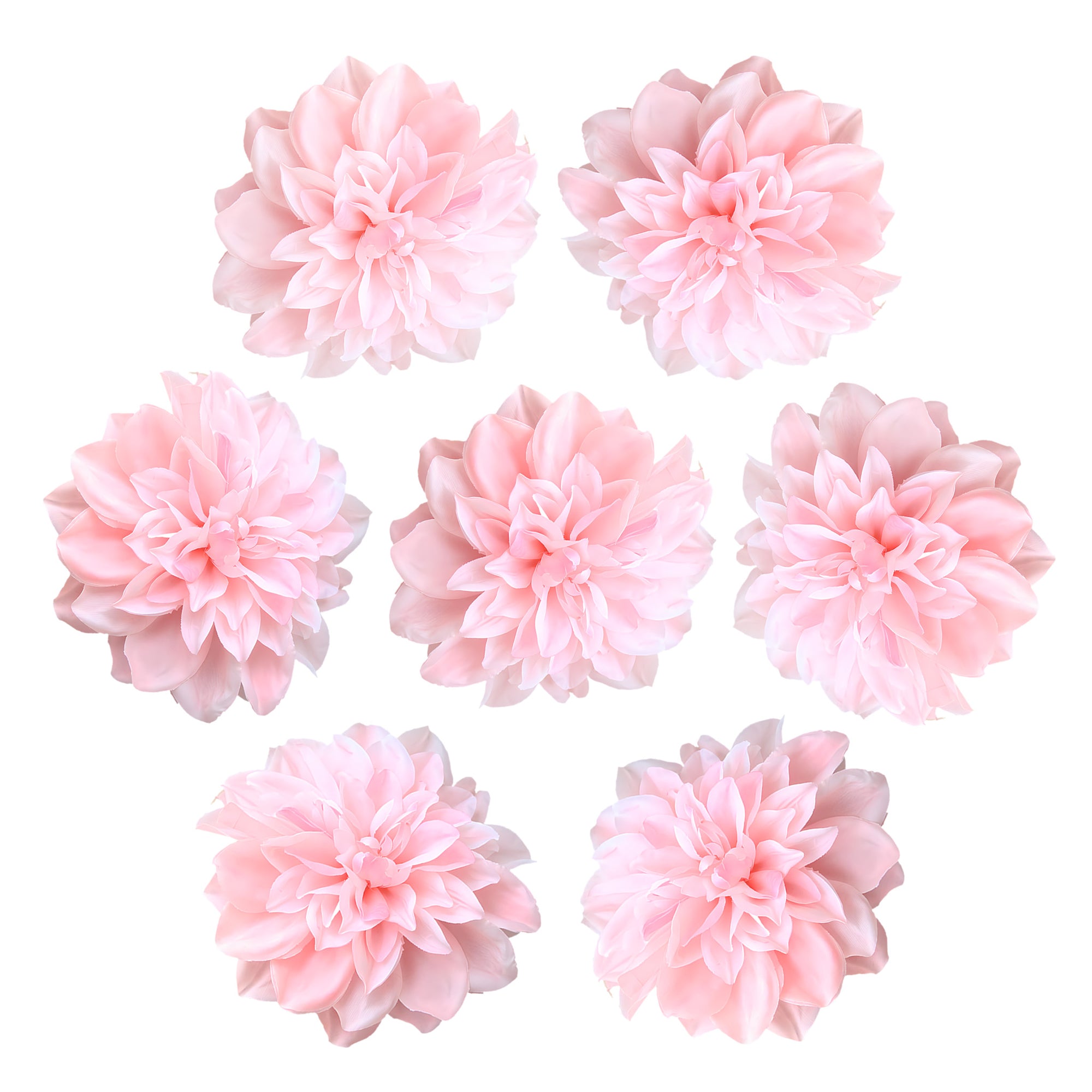 Artificial Dahlia Silk Flower Heads Wholesale Flowers 6"