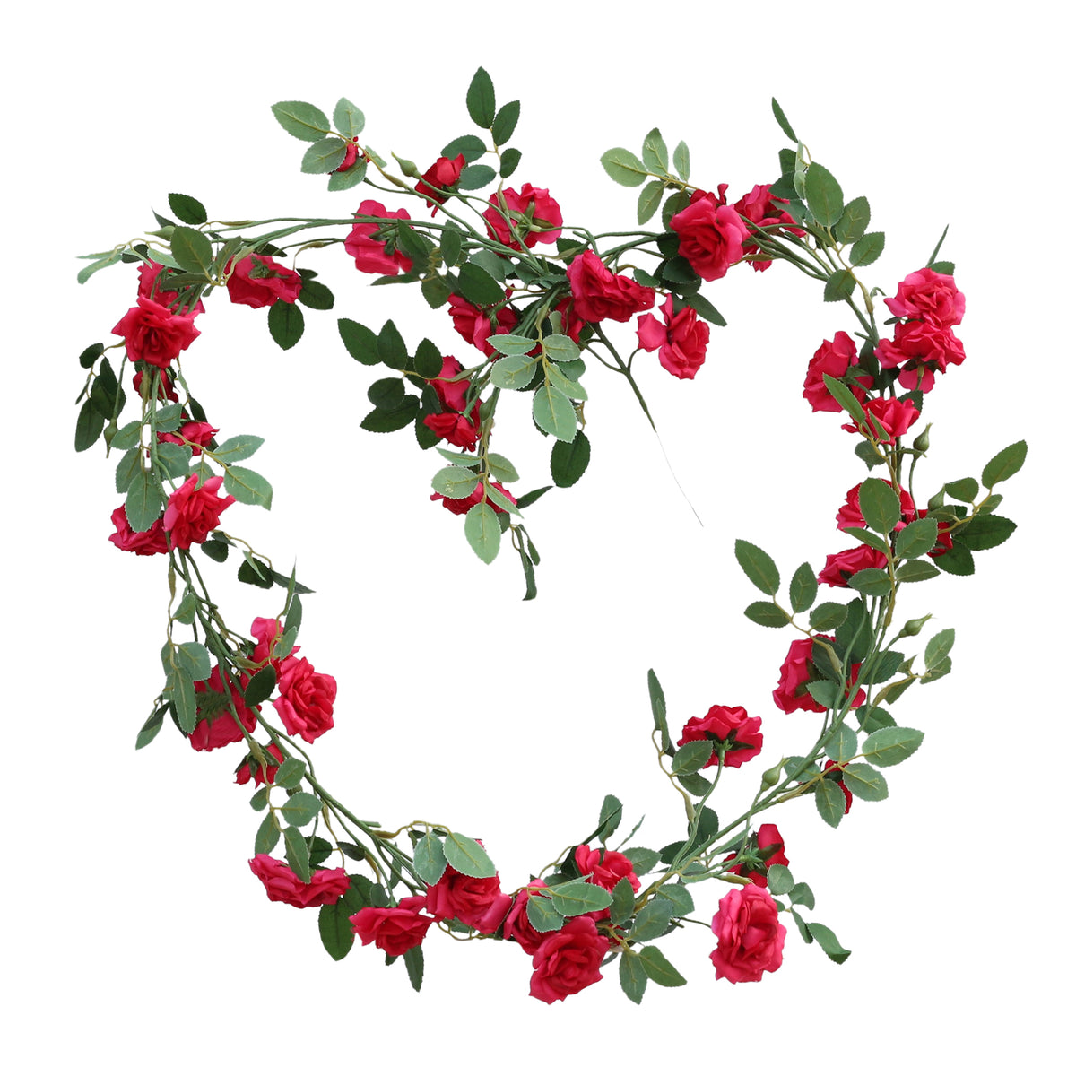 Wedding Arch Flower Vines Artificial Rose Garlands Outdoor Decor - VANRINA