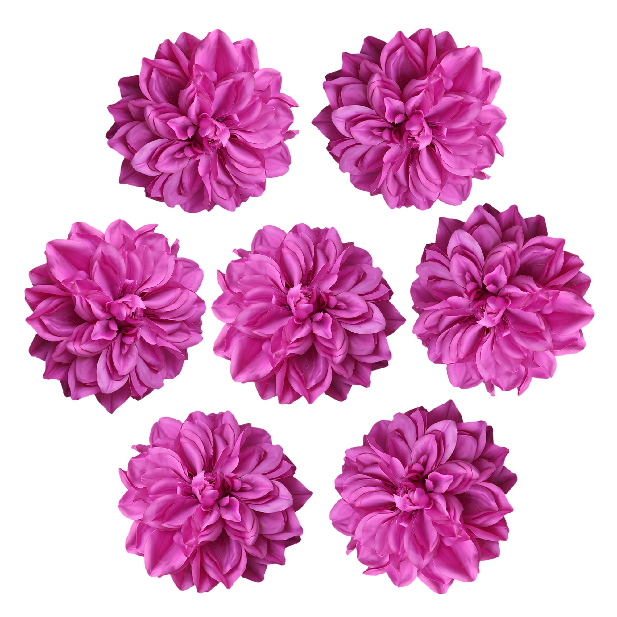 Artificial Dahlia Silk Flower Heads Wholesale Flowers 6"