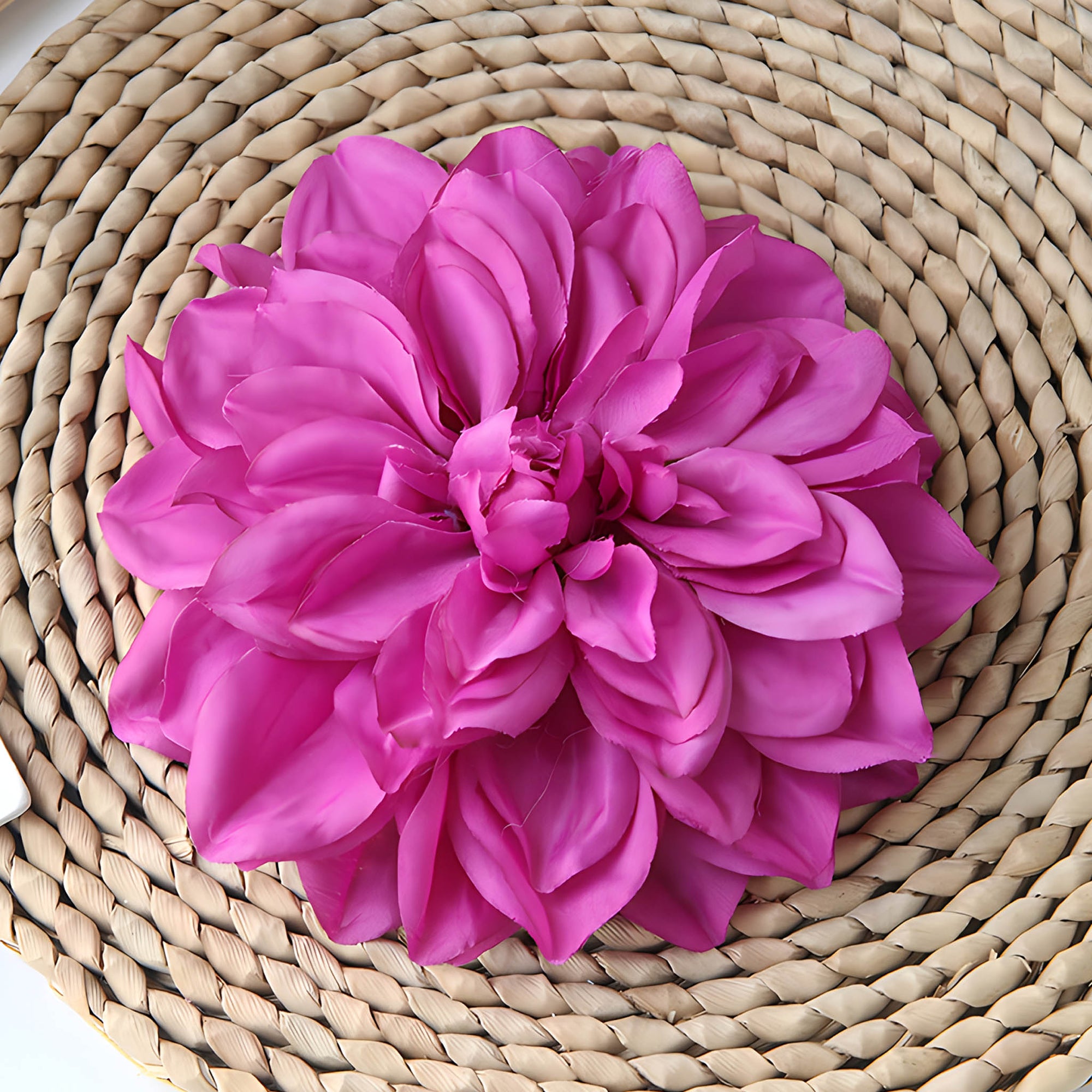 Artificial Dahlia Silk Flower Heads Wholesale Flowers 6"