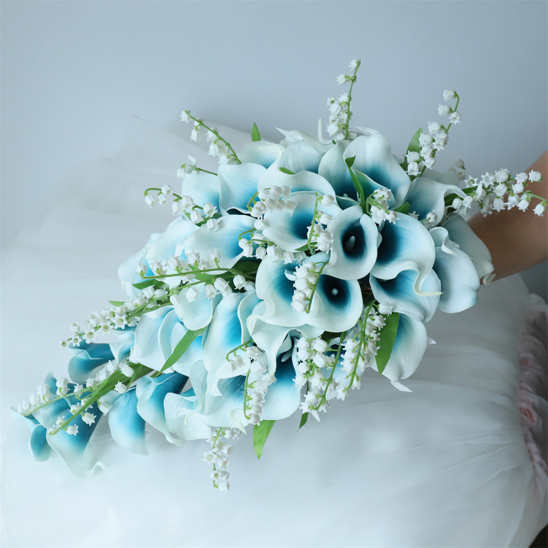 Calla Lily Bouquet Lily of the Valley for Bride Bridesmaids