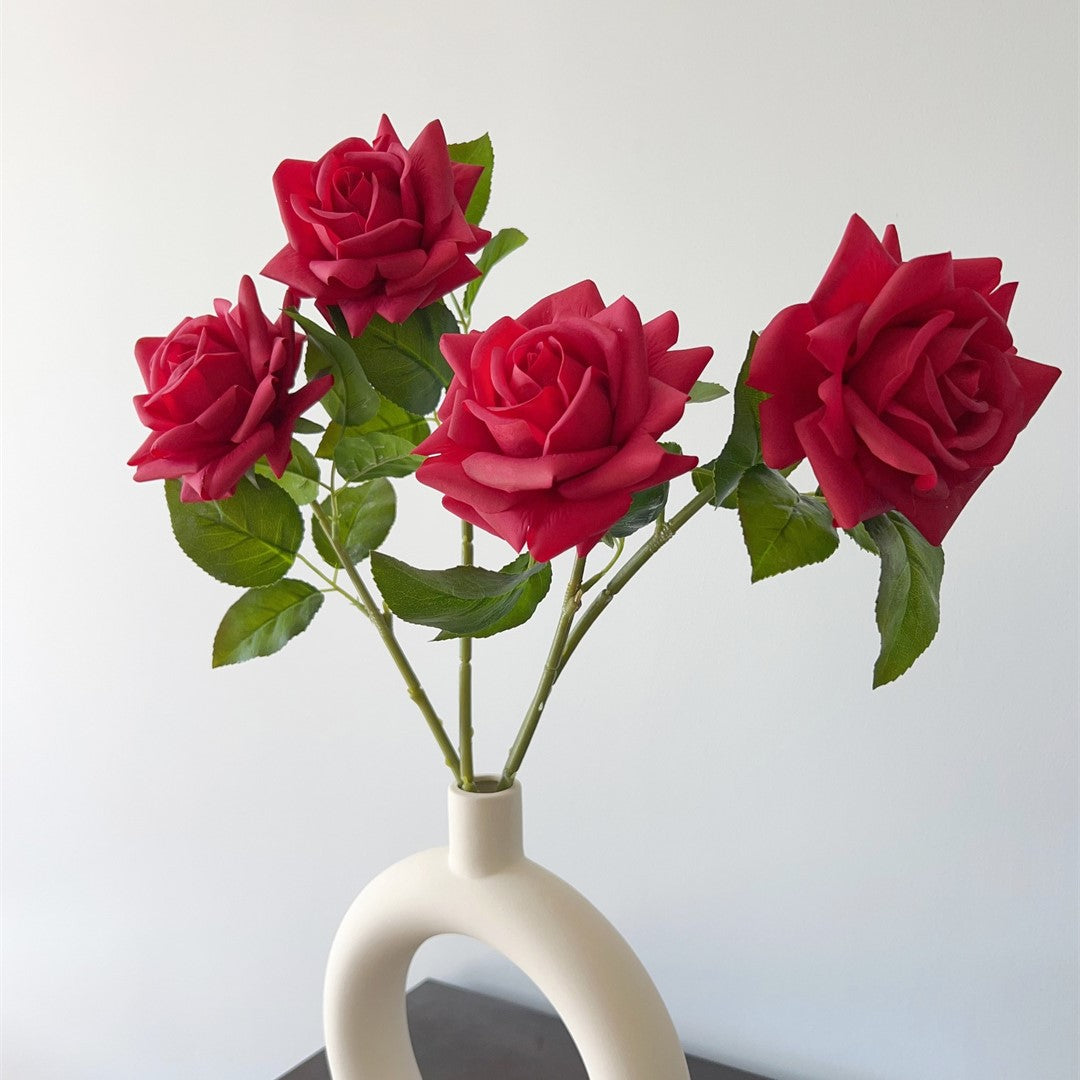 Natural Touch Artificial Flowers Silk Latex Roses