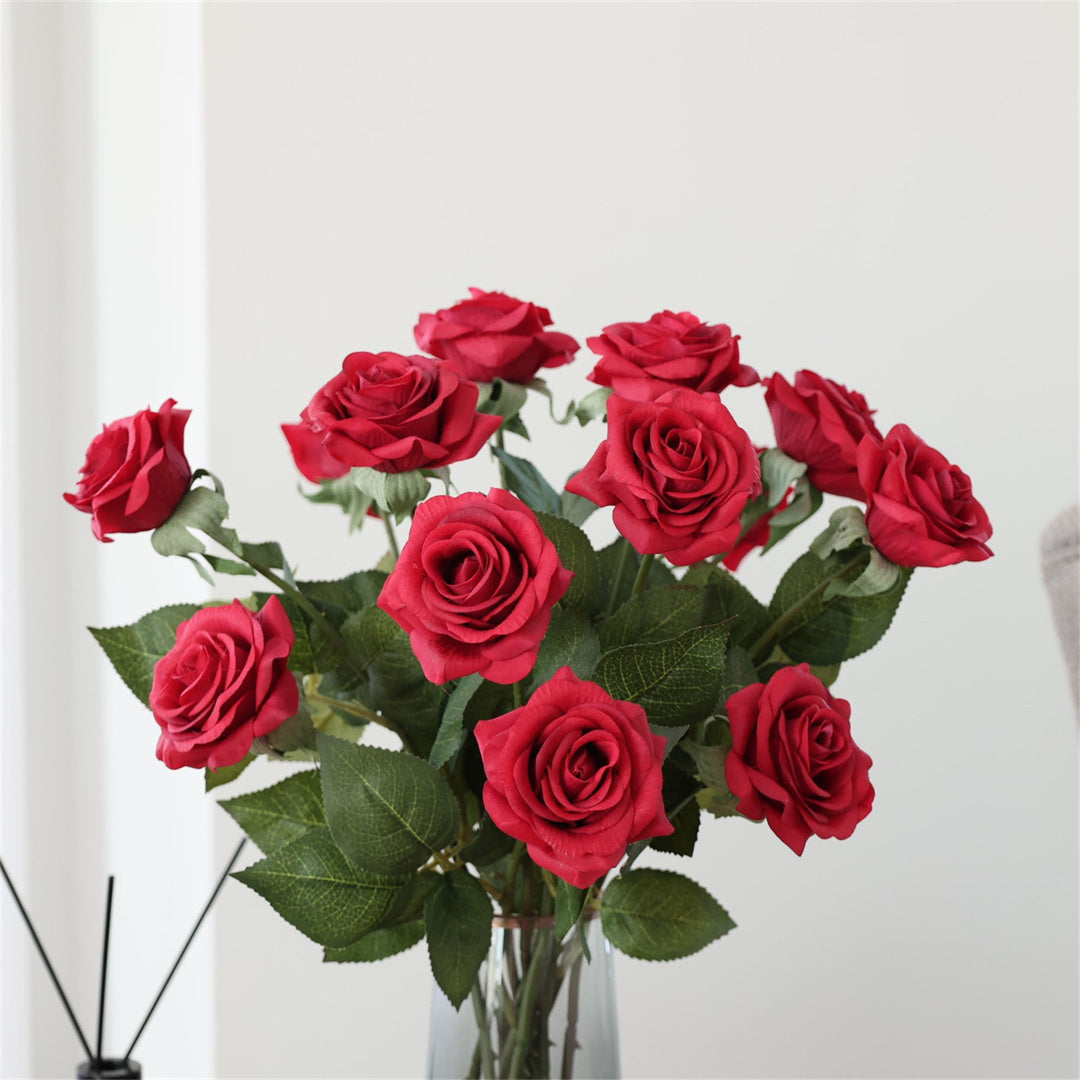 Whosale Real Touch Rose Flowers for Wedding Arrangement