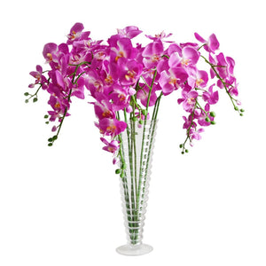 Purple orchid flower arrangement