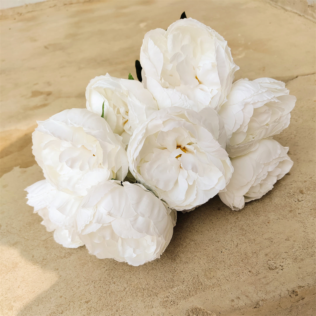 Artificial Peony Silk Peonies Fake Flowers Wedding Bouquet