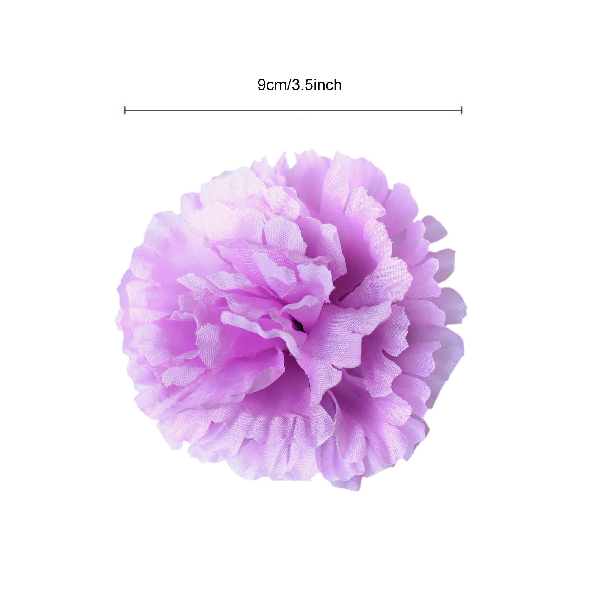 10mm Fully Cupped Flower Satin Light Purple 50 Grams