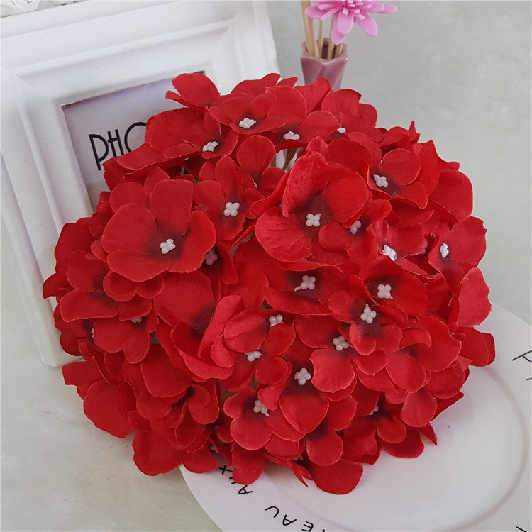 Large Silk Hydrangea Flower Heads 14 Colors