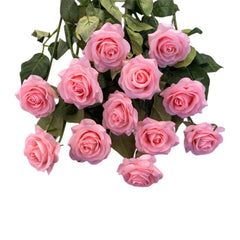 Natural Touch Roses Fake Wedding Flowers Bulk - VANRINA